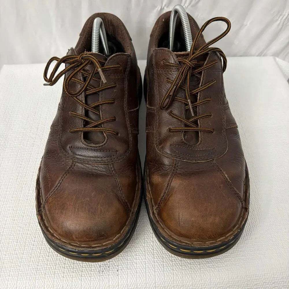 Dr Martens Shoes Mens Size 11 Brown Leather Oxford Grunge Distressed - Picture 3 of 10